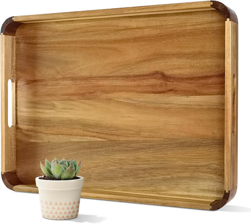 Inches acacia wood serving - 22,