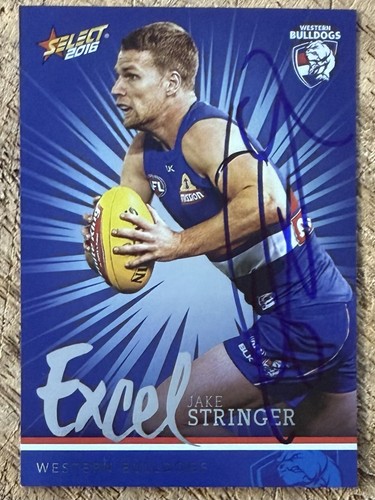 Jake stringer signed 2016 afl - signed,
