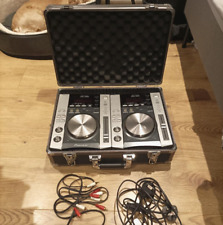 X2 Pioneer CDJ-200 Pair - With Portable Carry Case, ALL Wires Included