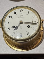 Vintage Schatz Royal Mariner 8 Day Ship's Bells Clock