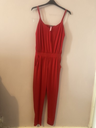 Red lipsy sleeveless jumpsuit - red,