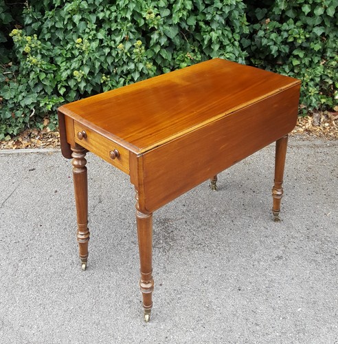 Victorian mahogany drop leaf - victorian,