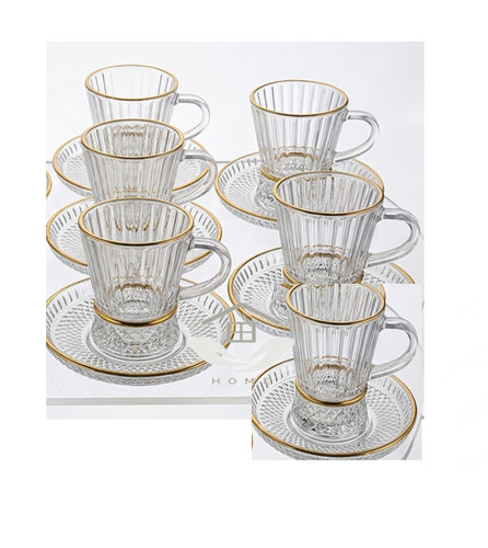 Turkish tea cup set with - turkish,