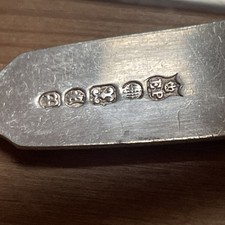 Old Antique Silver Plate Sugar Tongs - See Hallmarks for  more information. 