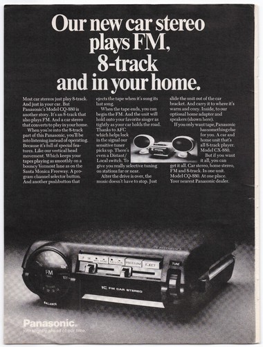 Vintage panasonic stereo - panasonic, ad
