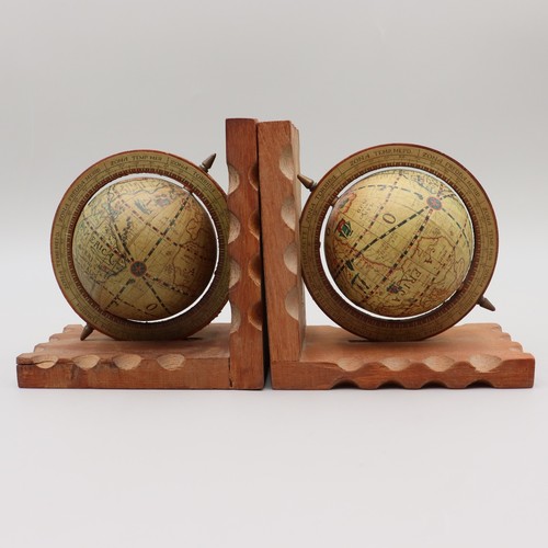 Vintage wood world globe - world,
