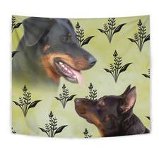 Beauceron Dog Print Tapestry-