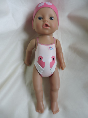 Baby born first swim - swim, doll