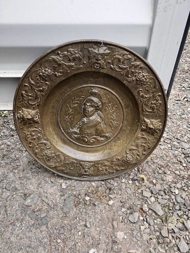 Vintage brass wall - wall, charger