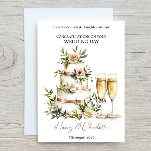 Personalised wedding day - personalised,