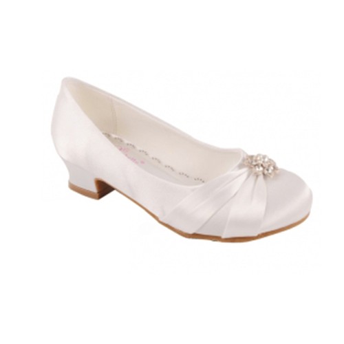 Girls white satin - girls,