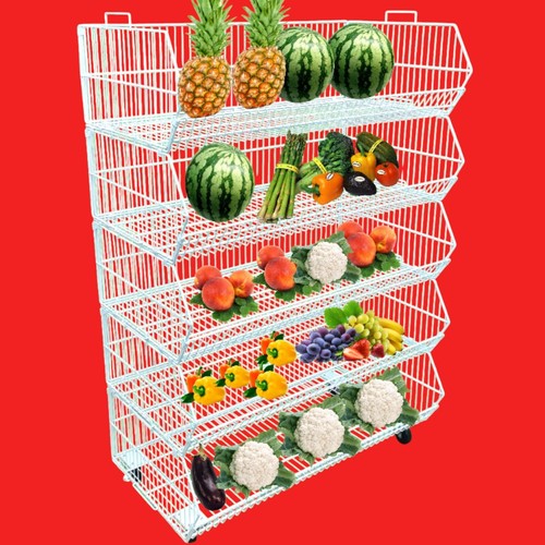 White tier stackable - white, display