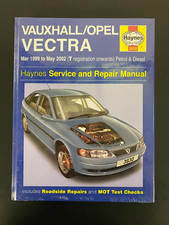 VAUXHALL VECTRA B 1999-02 HAYNES SERVICE AND REPAIR MANUAL 3930 NEW FREE P&P