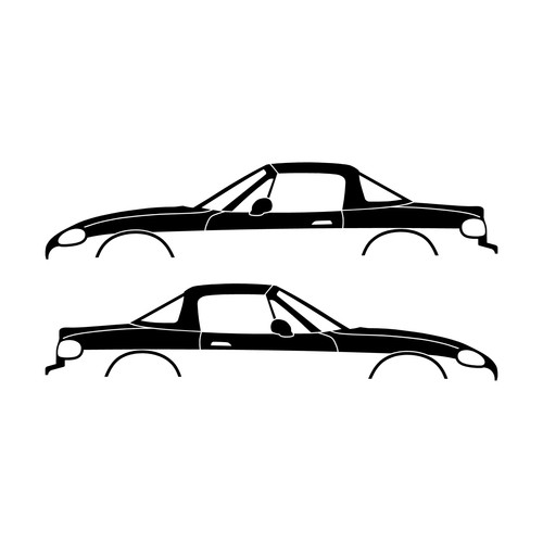 Set car decal stickers - set,