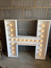 Large light letters - large,