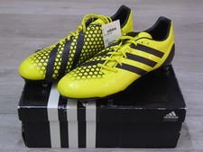 NEW - Adidas Incurza SG Soft Ground Rugby Boots UK 10 - Yellow / Black- BNWT