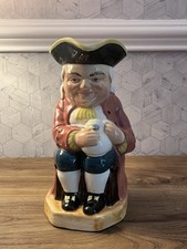 Burlington Ware English Pottery Toby Jug, Boozy