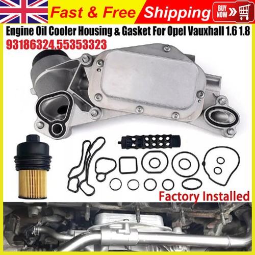 Oil cooler filter - cooler, &