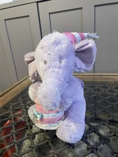 9” Winnie the Pooh Heffalump Plush Birthday Cake Party Hat Disney Store BA8
