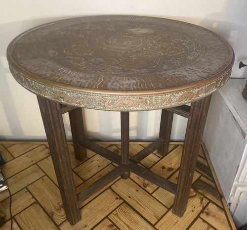 Vintage berber benares wooden - vintage,