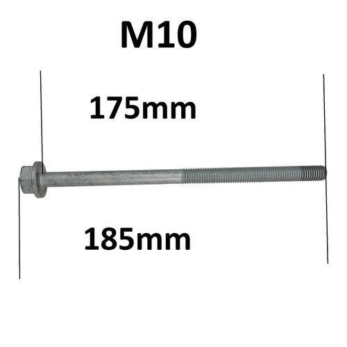 Hex bolt m10x175x90 n10717801 - m10x175x90,