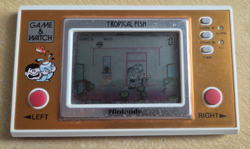 Nintendo game watch - &,