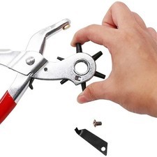 Revolving Leather Hole Punch