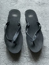 UGG RUBY BLACK FLIP FLOPS UK SIZE 5