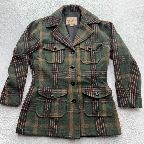 Woolrich womens green plaid - womens,