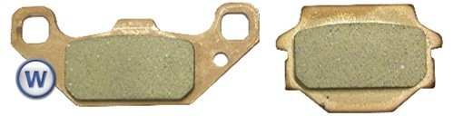 Brake disc pads front h - disc,