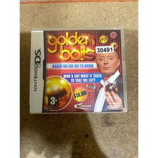 Golden Balls (Nintendo DS, 2008) Mindscape Fun Activity Puzzle Arcade Video Game