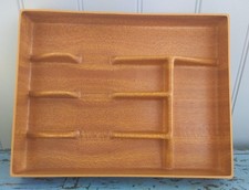 Vintage Caleppio Cutlery Tray/Storage/Drawer 1970s Italy. Wood Effect. VGC