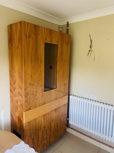 Brown medium wood freestanding - brown,