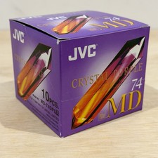 Jvc crystal purple minidiscs - crystal,