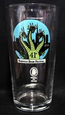 2 x 2018 Norwich 41st Beer Festival Pint Glasses - Excellent