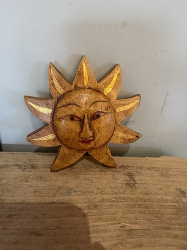 Vintage 90s hand carved - 90s, wood