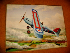 Vintage Hawker Fury Painting