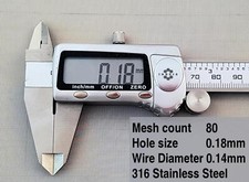 0.2mm hole (80 mesh) Stainless