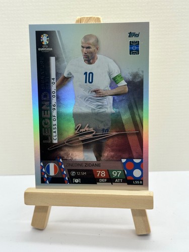 Match attax euro 2024 zinedine - euro,