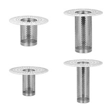 Stainless Steel Plug Strainer Sink Shower Drain Filter Cover Hair Catcher