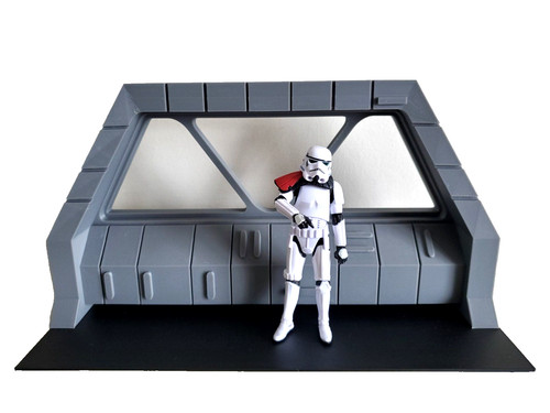 Star wars diorama display - star,