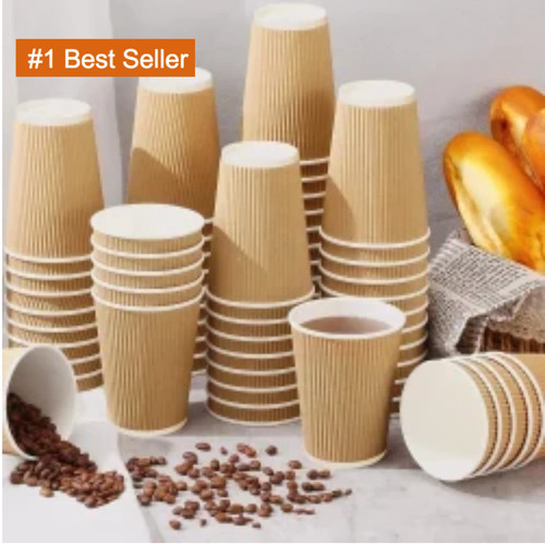 Kraft disposable coffee cups - kraft,