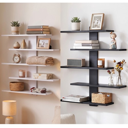 5tiers wall shelves vertical - wall,