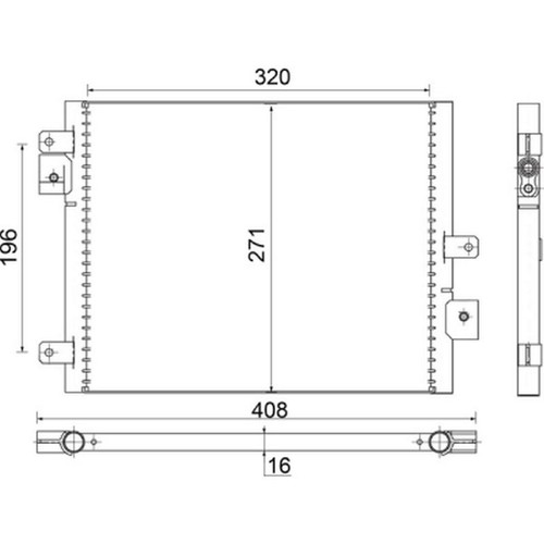Mahle condenser for porsche - condenser,