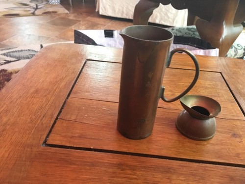 Antique vintage trench art - trench,
