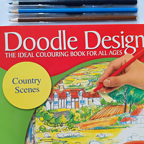 Doodle design country scenes - design,