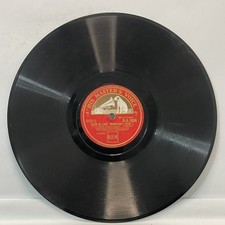 HMV His Master's Voice Debussy Clair de Lune 78rpm Vintage Record D.A.1634