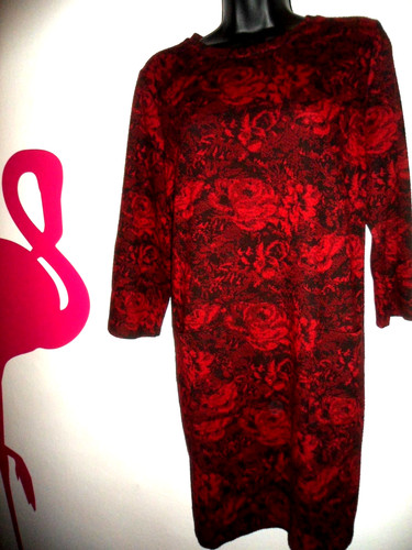 Sainsburys red black - red,