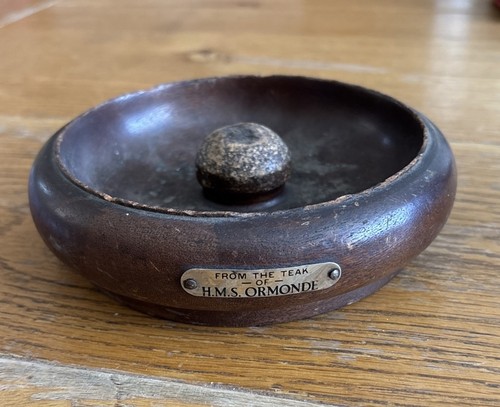 Hms ormonde teak pipe bowl - ormonde,