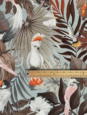 Cockatoos Printed Cotton